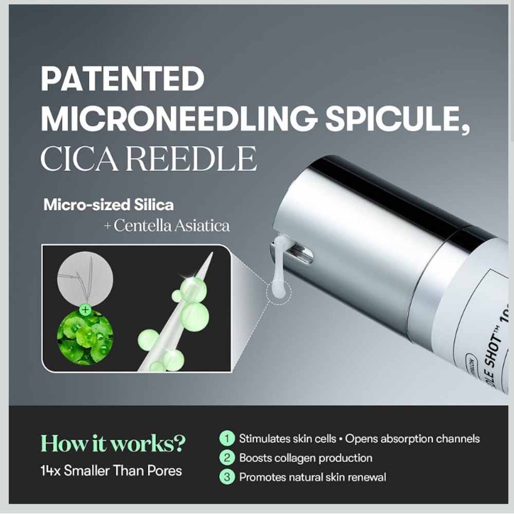 VT Cosmetics Reedle Shot 100 Microneedling Serum - Picture 4 of 9